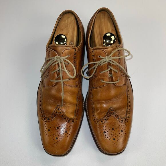 Cole Haan Grand.OS Cambridge Wingtip Oxford Caramel Brown Size 11 main image 7